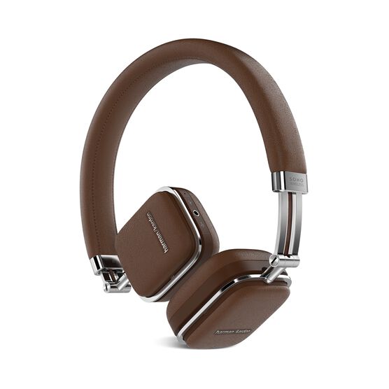 Soho Wireless - Brown - Premium, on-ear headset with simplified Bluetooth® connectivity. - Hero