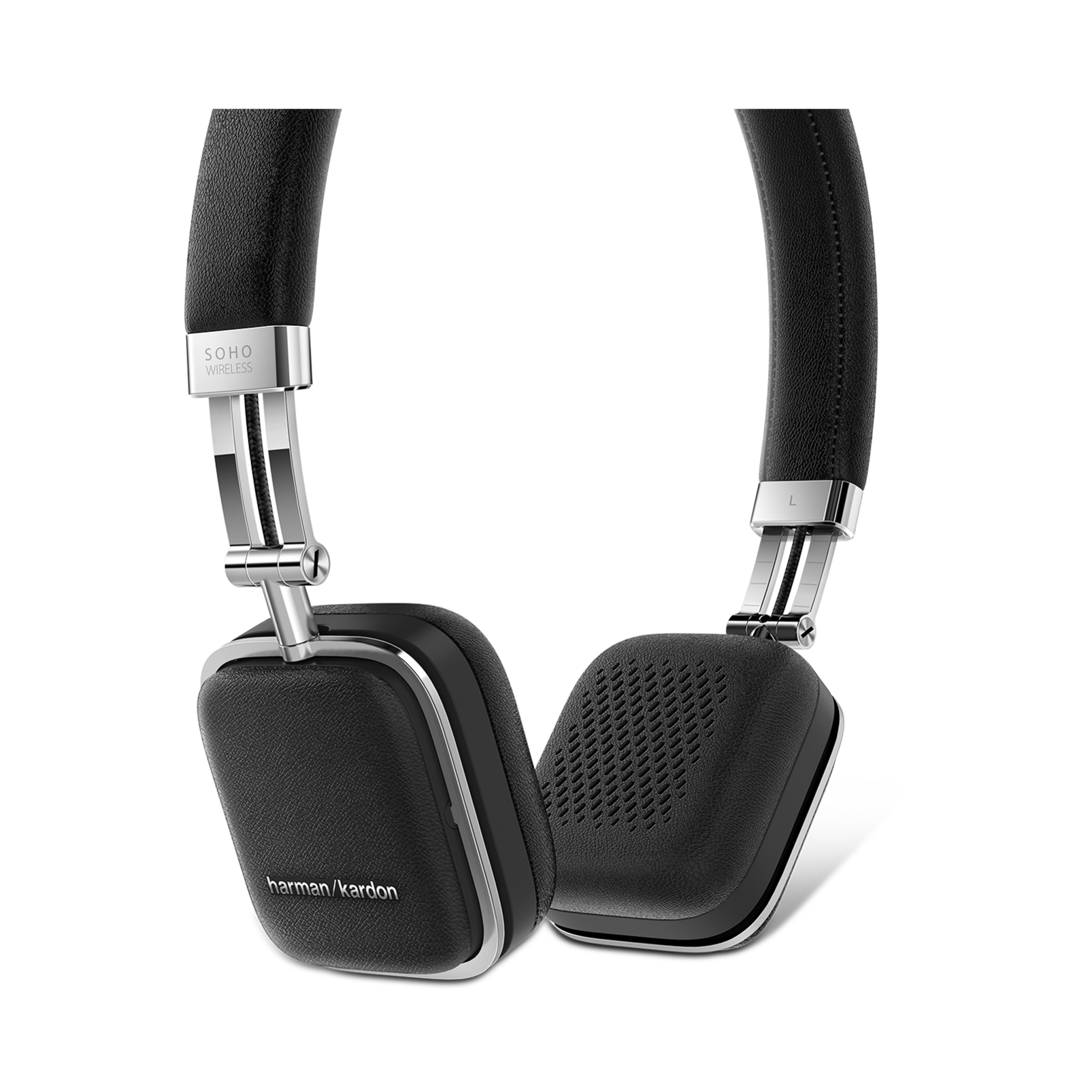 Soho Wireless - Black - Premium, on-ear headset with simplified Bluetooth® connectivity. - Detailshot 1