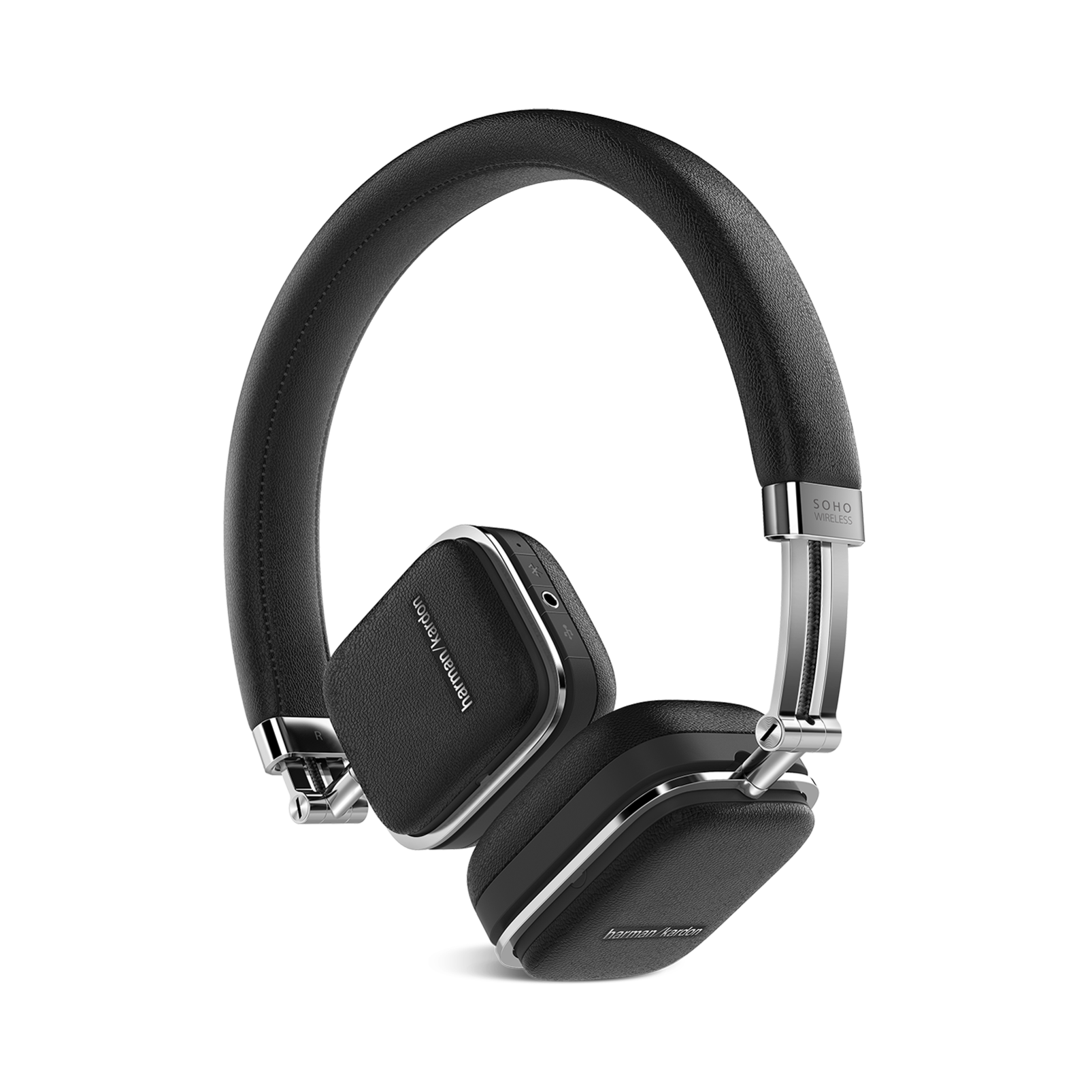 Soho Wireless - Black - Premium, on-ear headset with simplified Bluetooth® connectivity. - Hero
